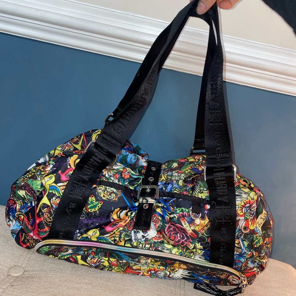 Ed hardy Mini Duffle Shoulder Bag